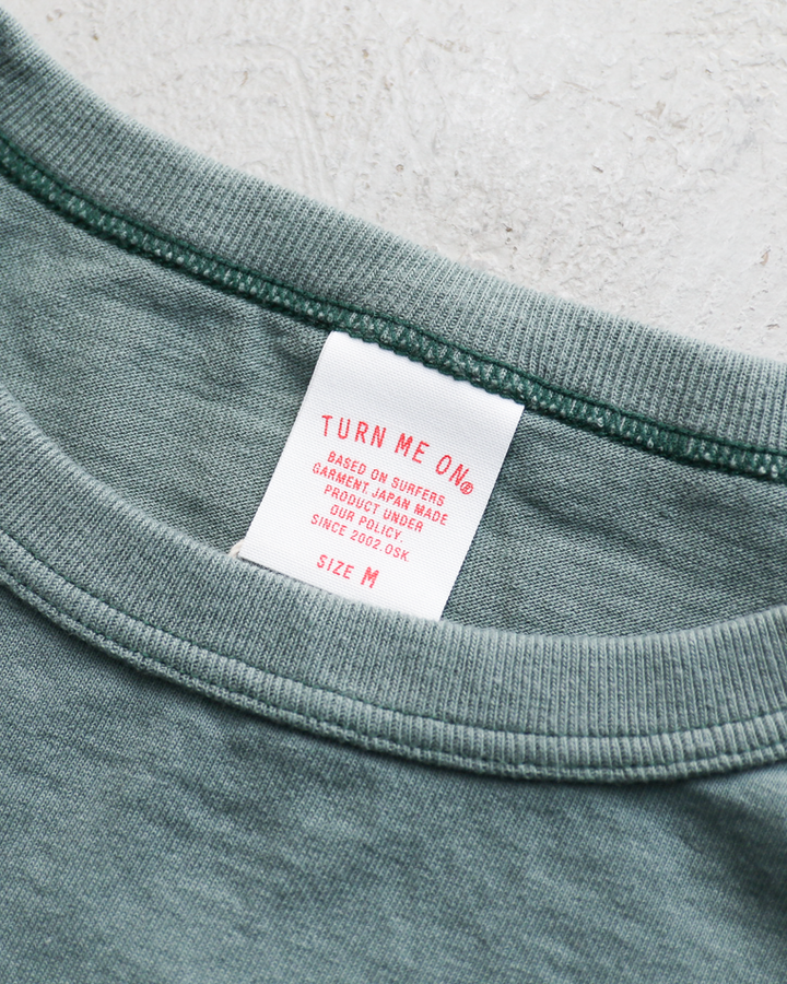 TURN ME ON 3/4 Sleeve Football Tee Green