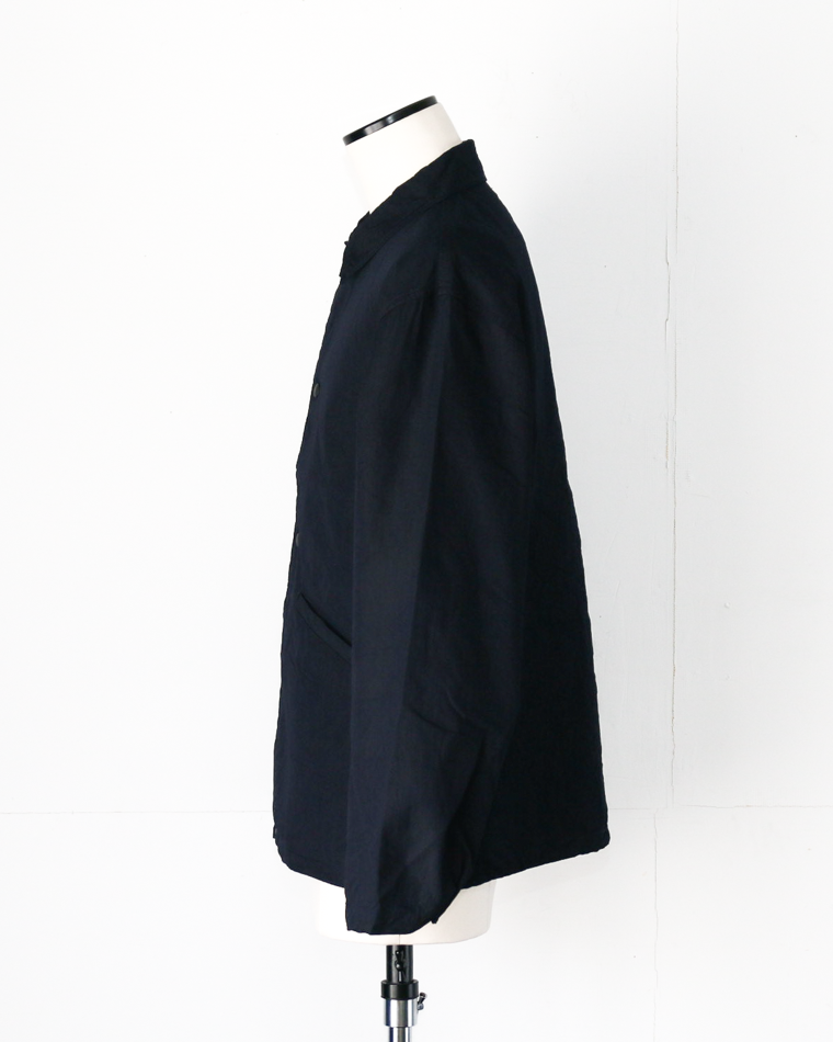 FOB factory F2462 ID NYLON COACH JACKET Indigo