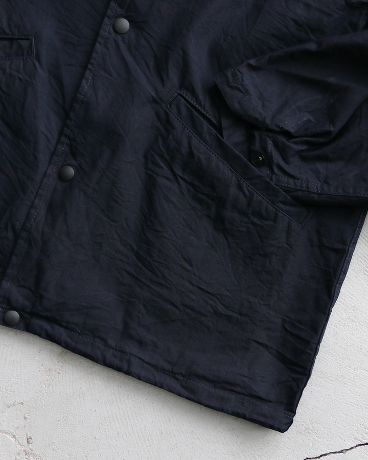FOB factory F2462 ID NYLON COACH JACKET Indigo