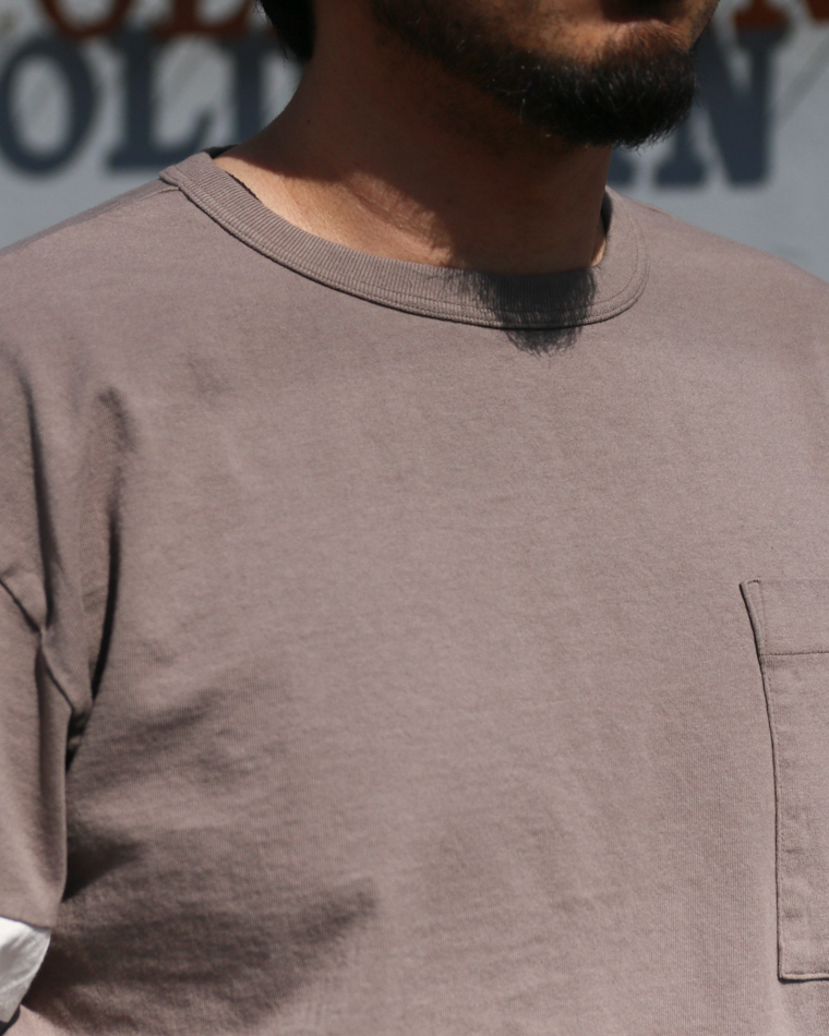 TURN ME ON 3/4 Sleeve Football Tee Greige