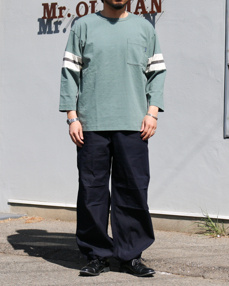 TURN ME ON 3/4 Sleeve Football Tee Green