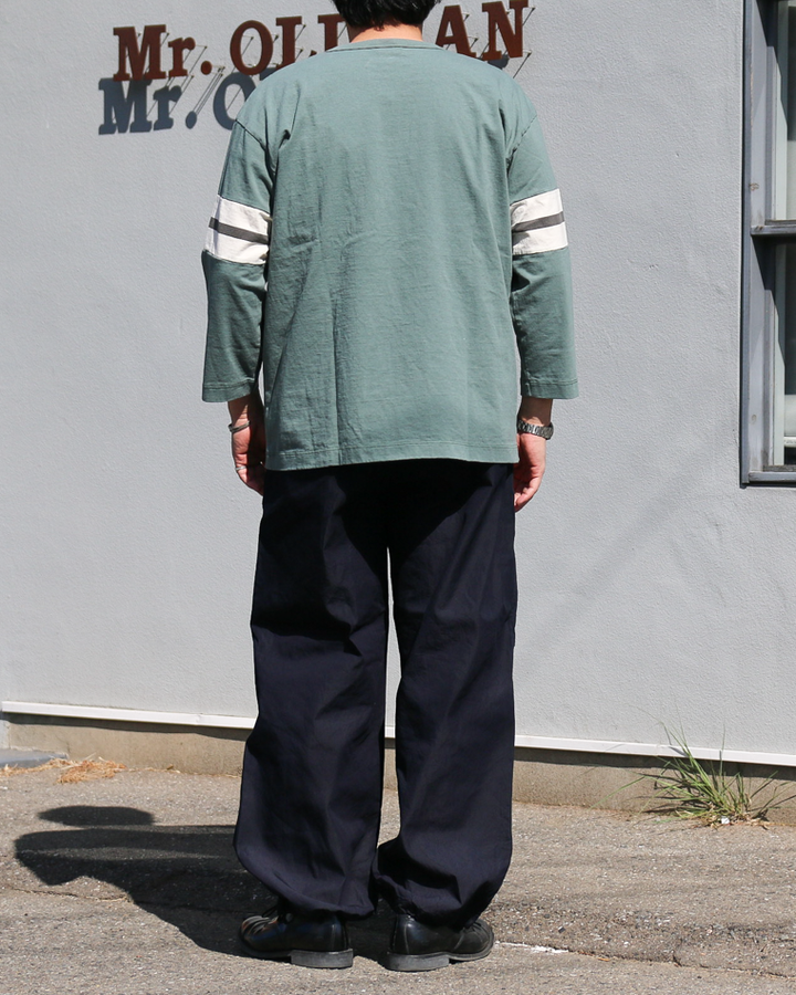 TURN ME ON 3/4 Sleeve Football Tee Green