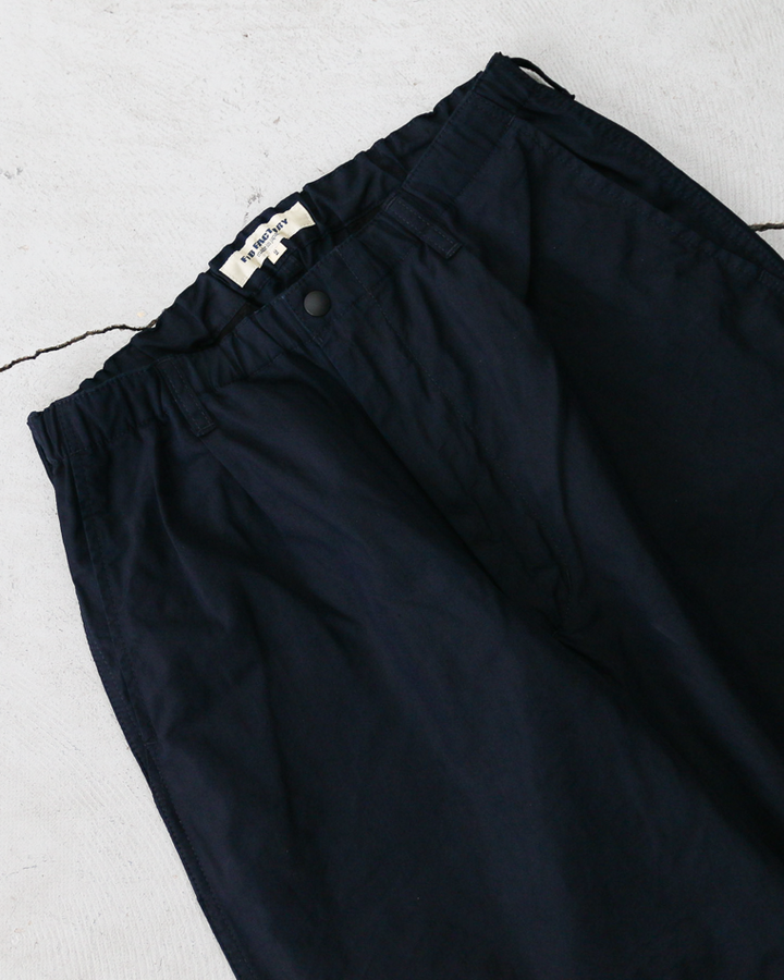 FOB factory F0545 ID NYLON TUCK PANTS Indigo