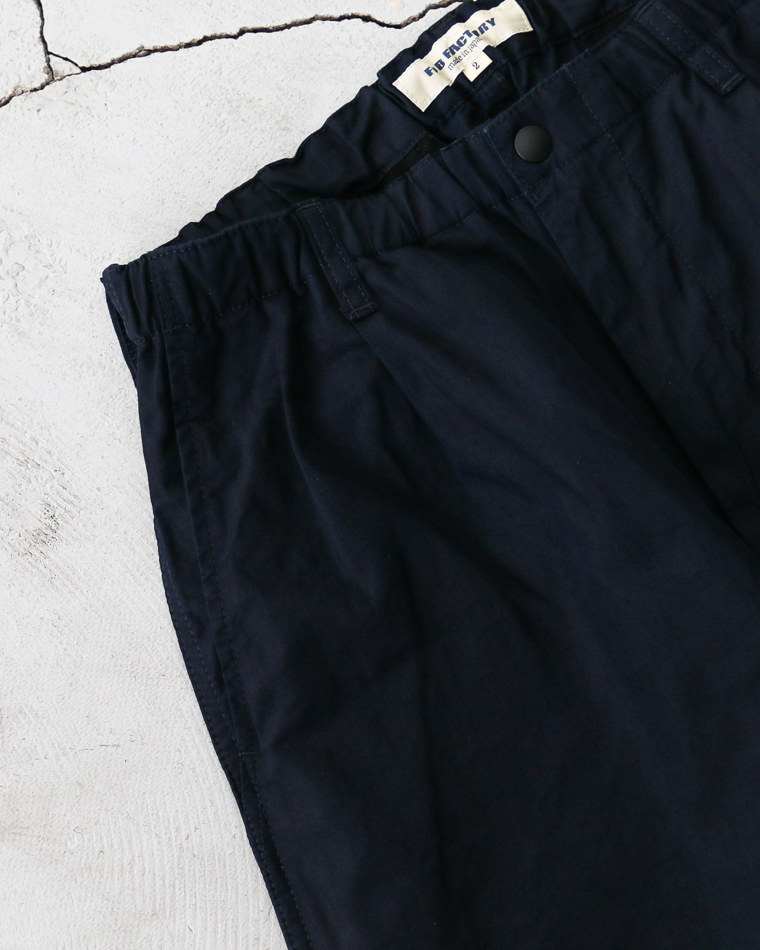 FOB factory F0545 ID NYLON TUCK PANTS Indigo