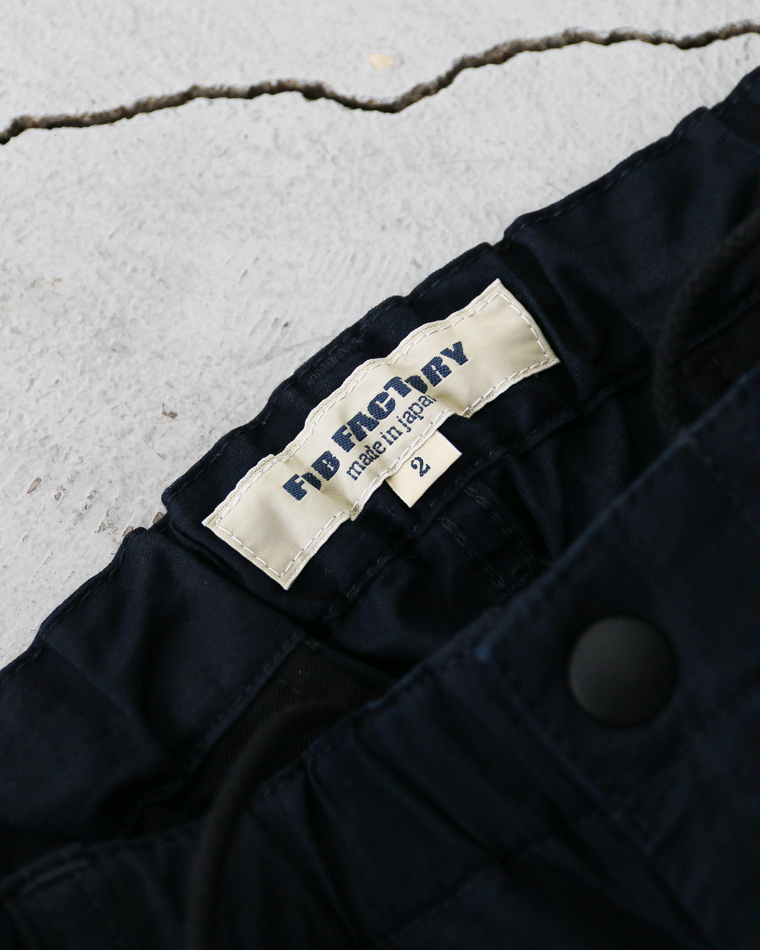 FOB factory F0545 ID NYLON TUCK PANTS Indigo