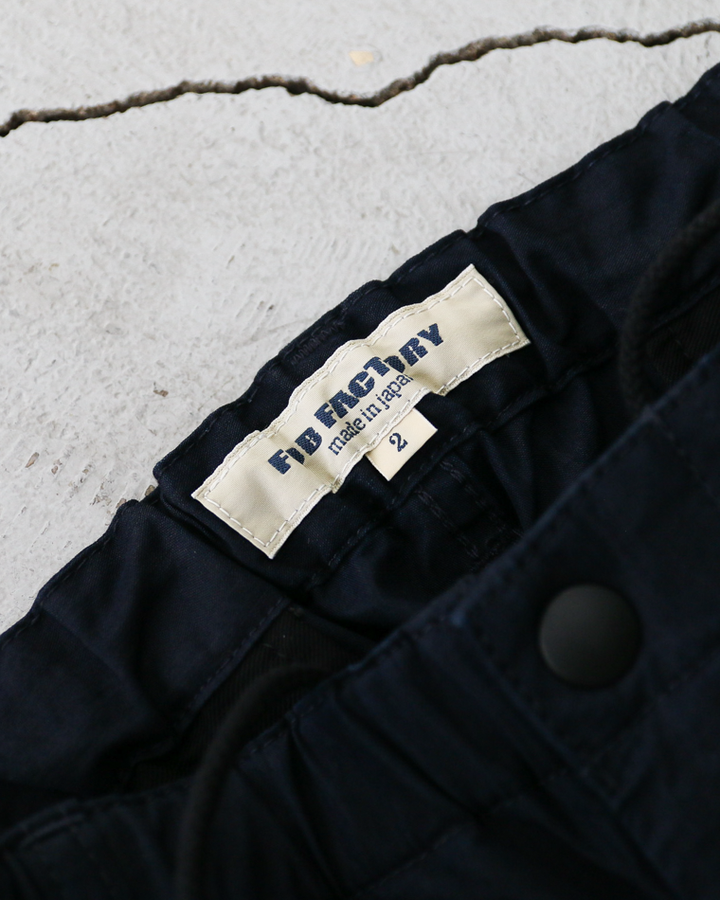 FOB factory F0545 ID NYLON TUCK PANTS Indigo