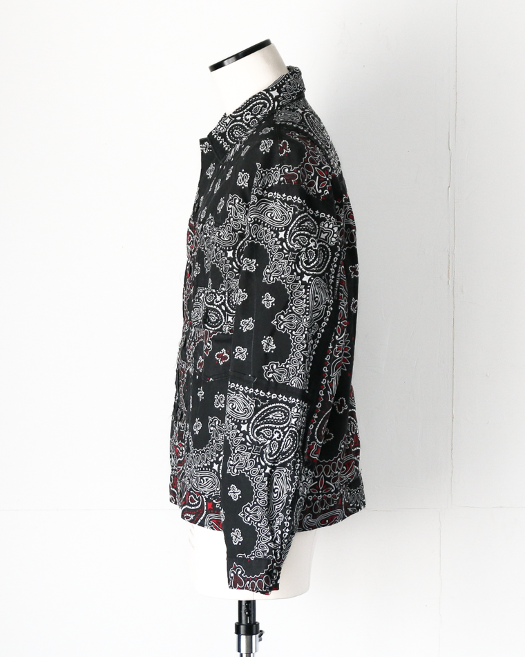 redad  made in USA Bandana Remake 1st Jacket Black 1