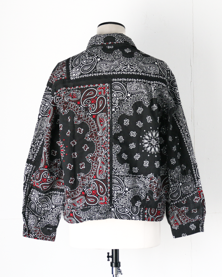 redad  made in USA Bandana Remake 1st Jacket Black 1