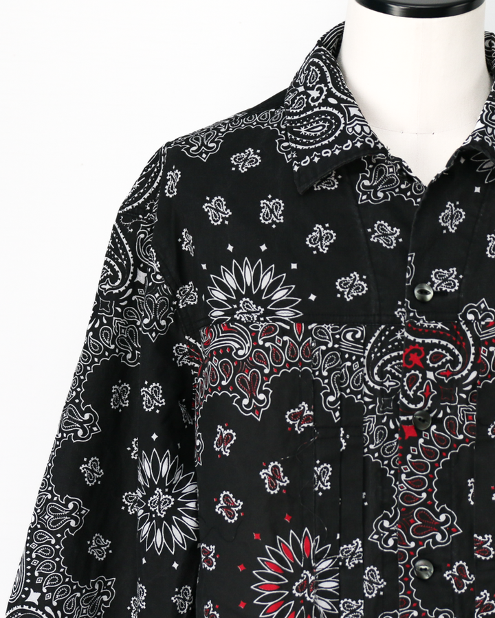 redad  made in USA Bandana Remake 1st Jacket Black 1