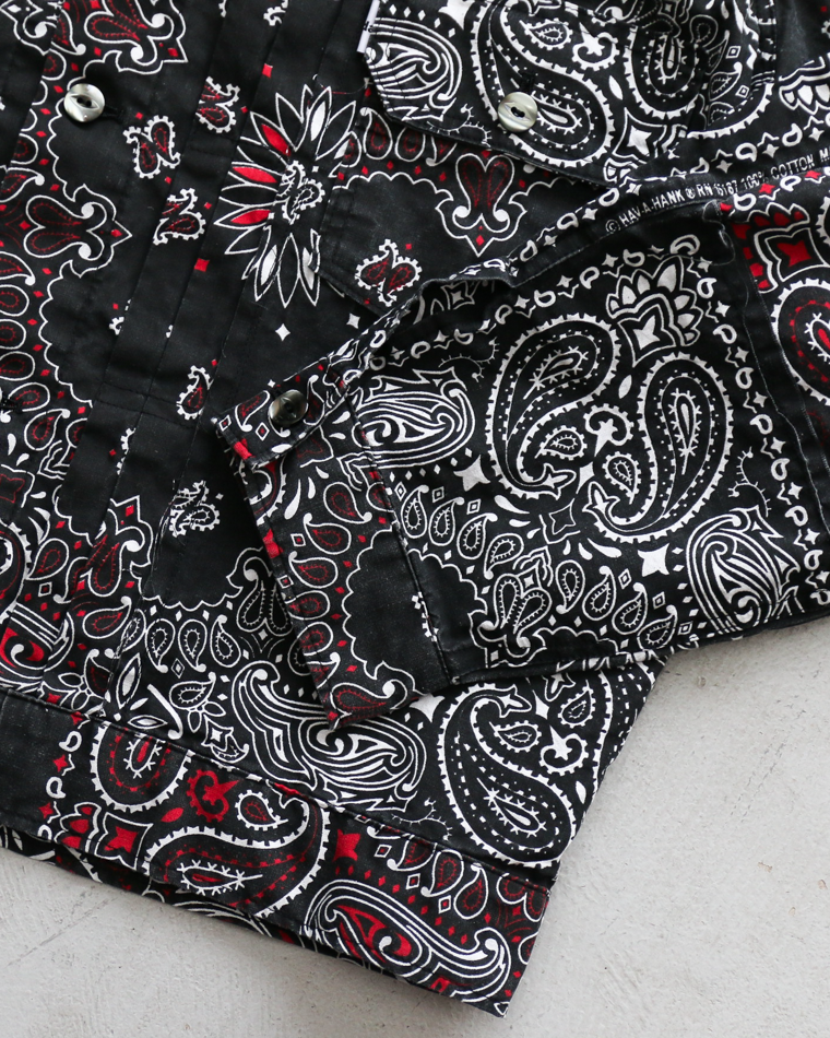 redad  made in USA Bandana Remake 1st Jacket Black 1