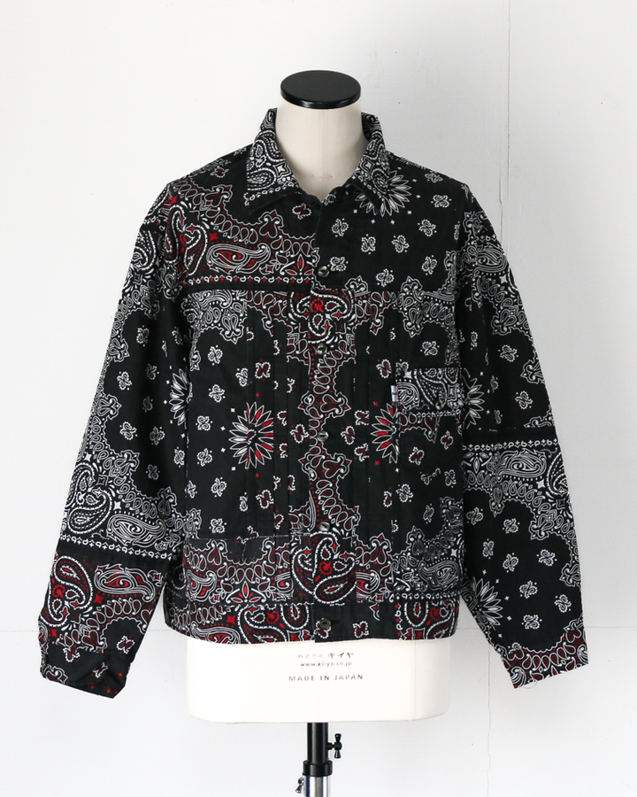 redad  made in USA Bandana Remake 1st Jacket Black 2