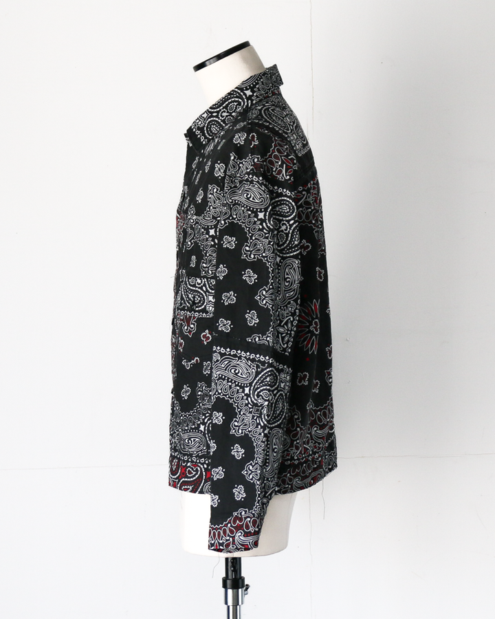 redad  made in USA Bandana Remake 1st Jacket Black 2