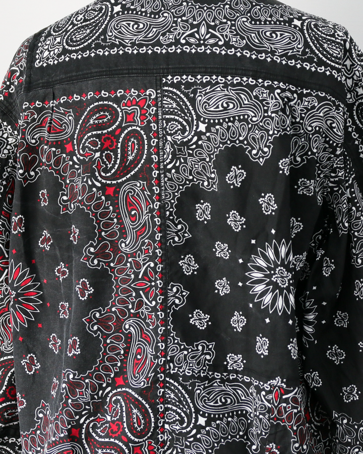 redad  made in USA Bandana Remake 1st Jacket Black 2