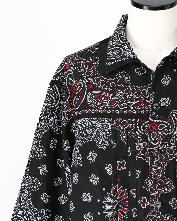 redad  made in USA Bandana Remake 1st Jacket Black 2