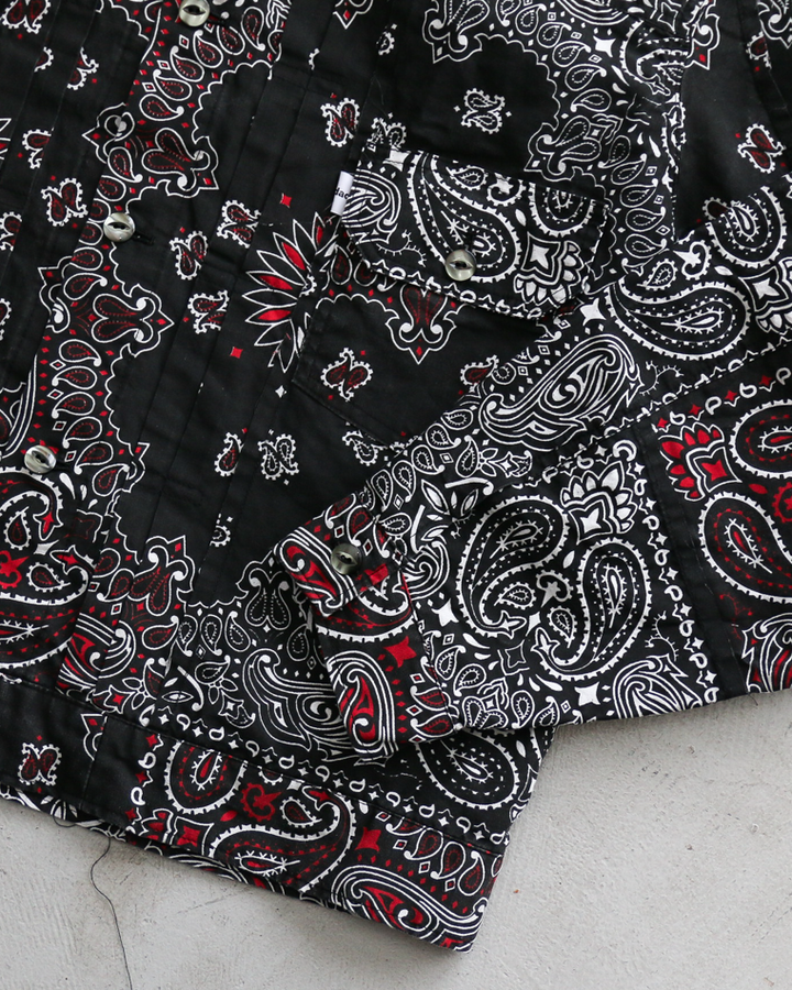 redad  made in USA Bandana Remake 1st Jacket Black 2
