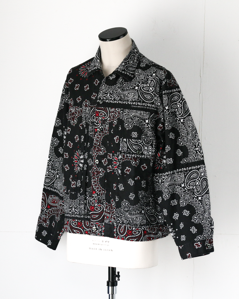 redad  made in USA Bandana Remake 1st Jacket Black 3