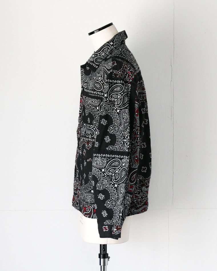 redad  made in USA Bandana Remake 1st Jacket Black 3