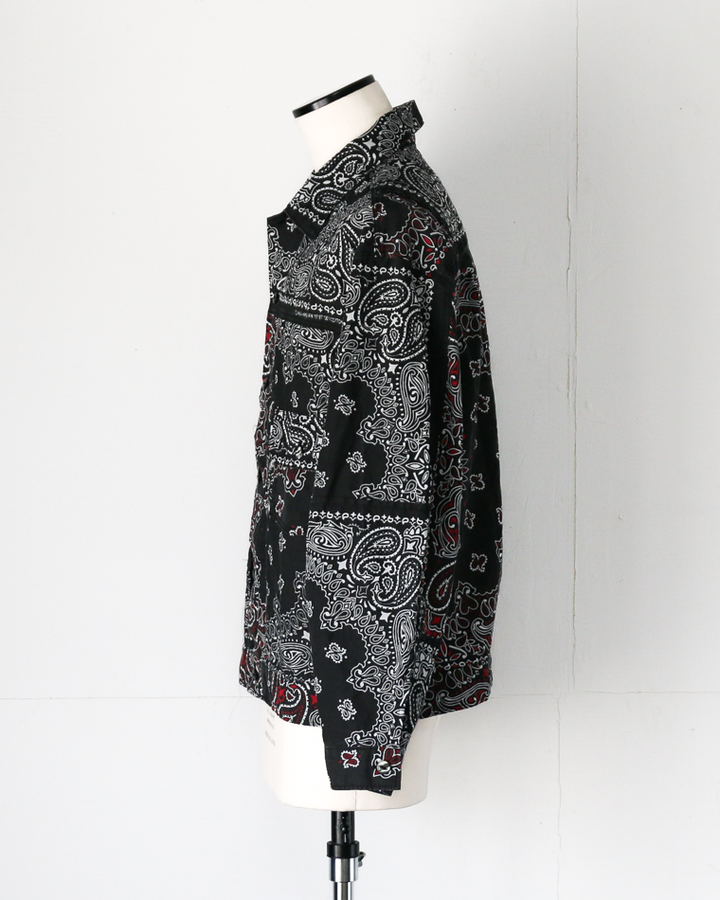 redad  made in USA Bandana Remake 1st Jacket Black 3
