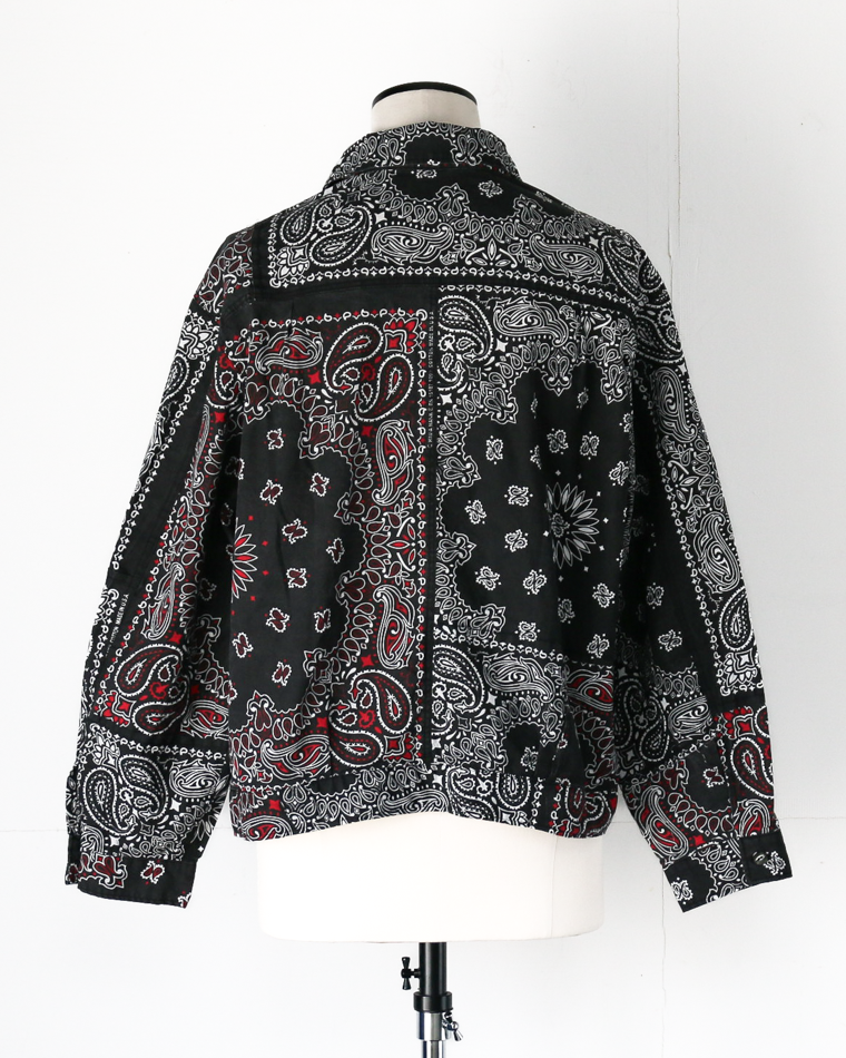 redad  made in USA Bandana Remake 1st Jacket Black 3