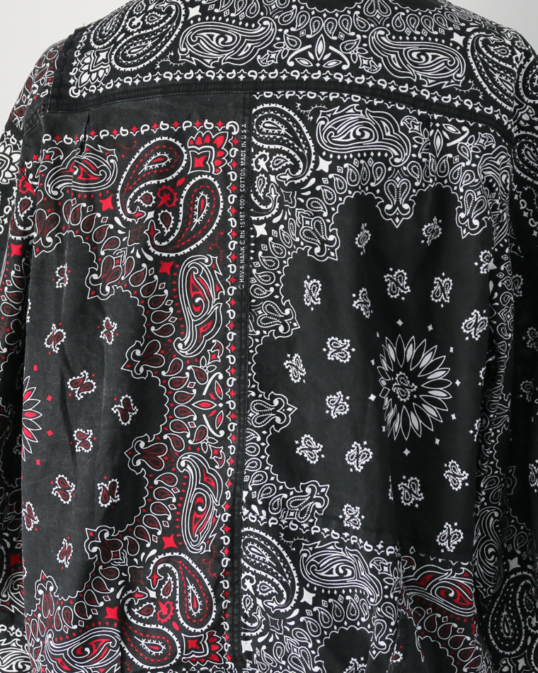 redad  made in USA Bandana Remake 1st Jacket Black 3