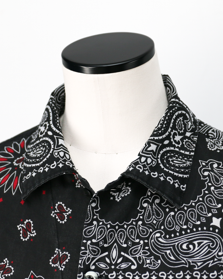 redad  made in USA Bandana Remake 1st Jacket Black 3
