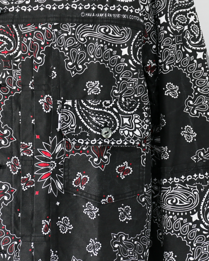 redad  made in USA Bandana Remake 1st Jacket Black 3