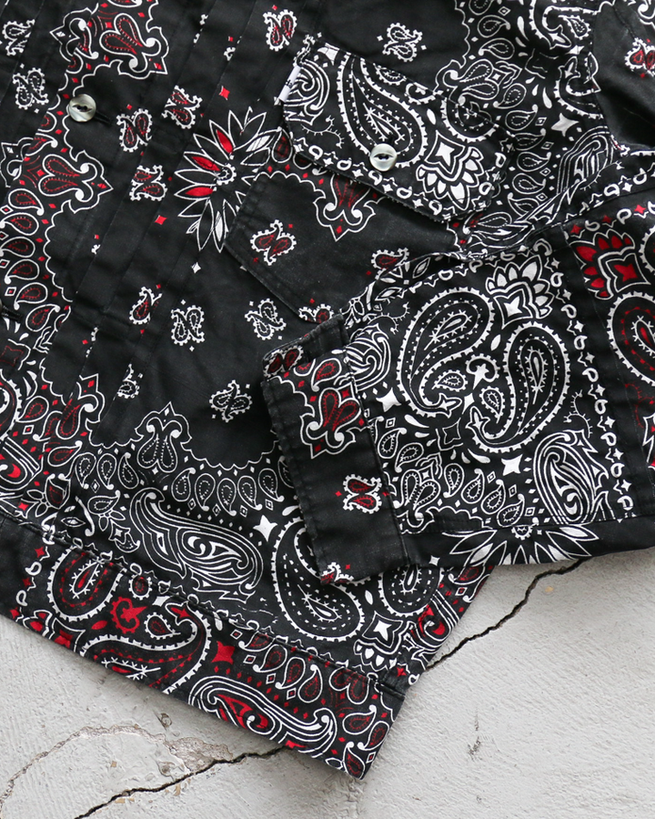 redad  made in USA Bandana Remake 1st Jacket Black 3
