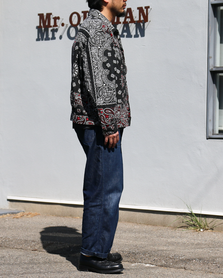 redad  made in USA Bandana Remake 1st Jacket Black 1
