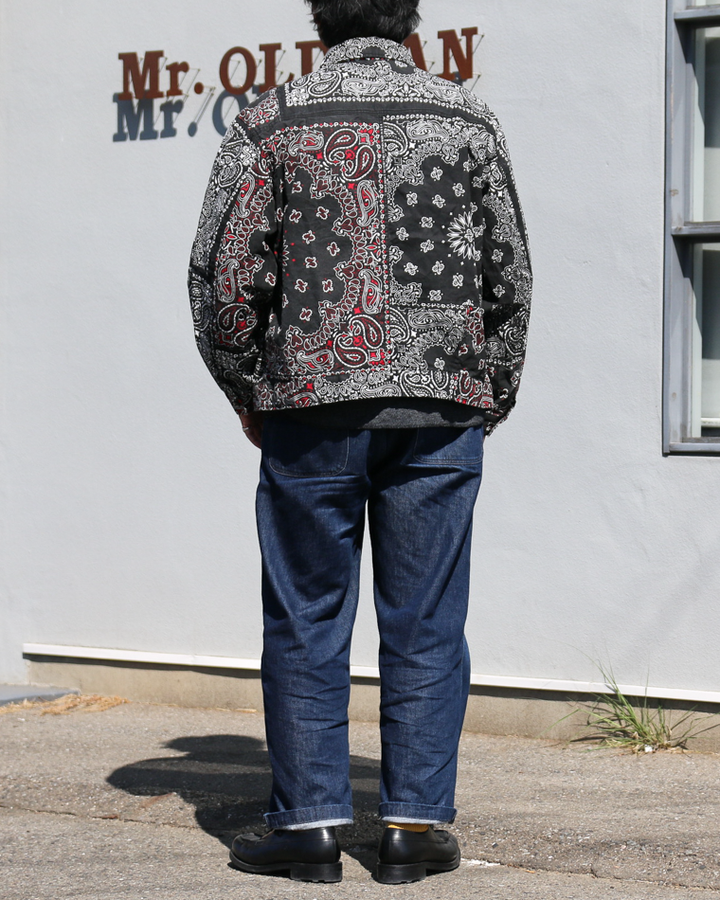 redad  made in USA Bandana Remake 1st Jacket Black 1