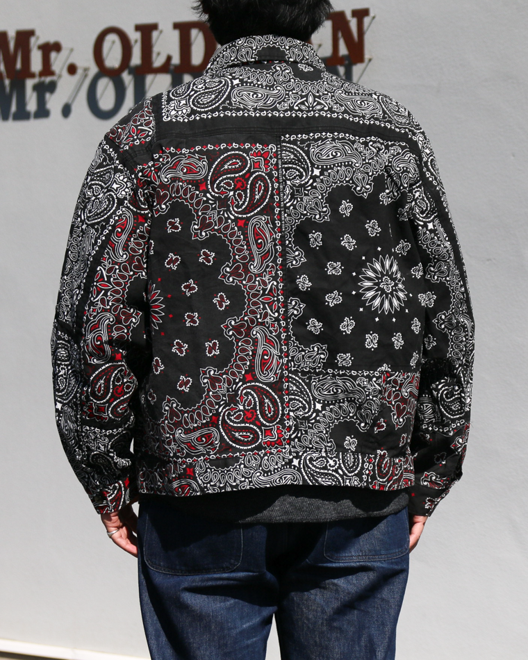 redad  made in USA Bandana Remake 1st Jacket Black 2