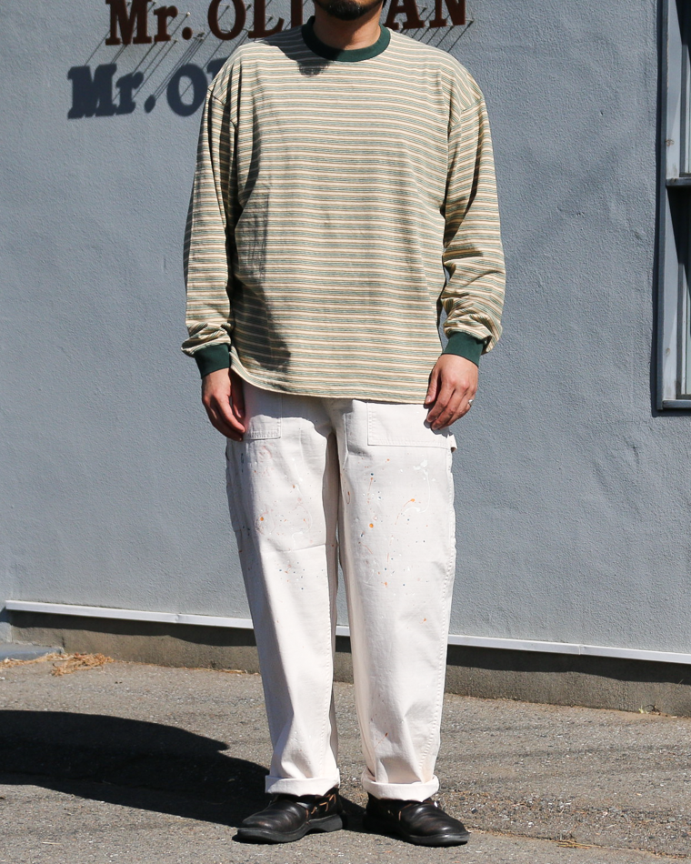 Unison Special Giant Multi Border L/S Tee Green