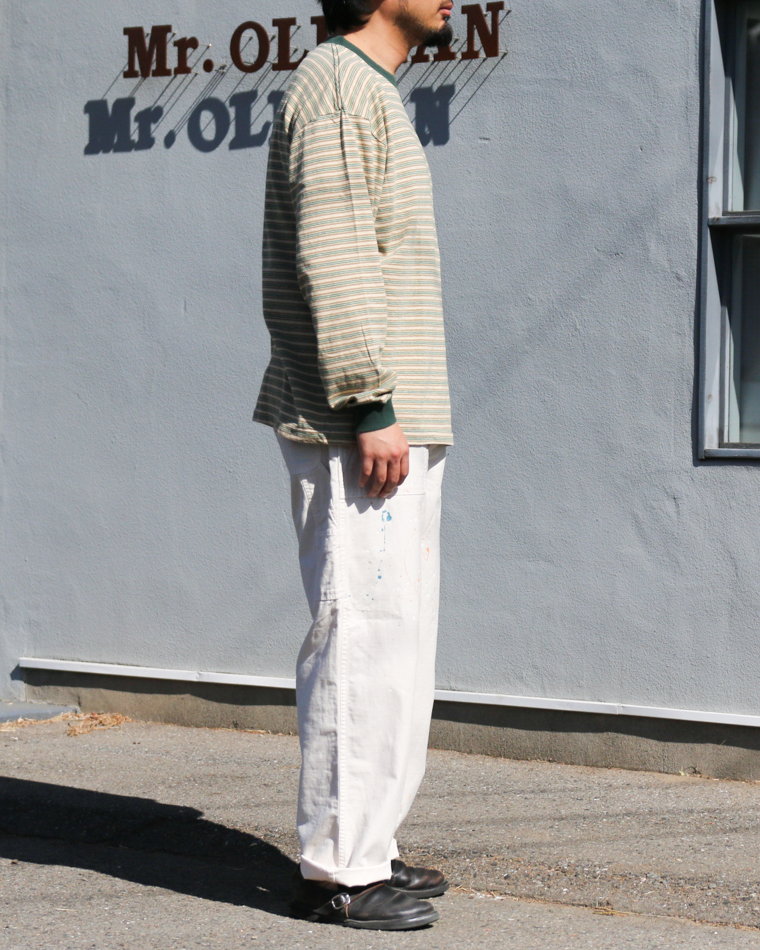 Unison Special Giant Multi Border L/S Tee Green