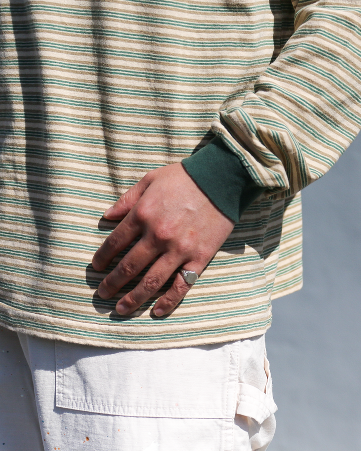 Unison Special Giant Multi Border L/S Tee Green