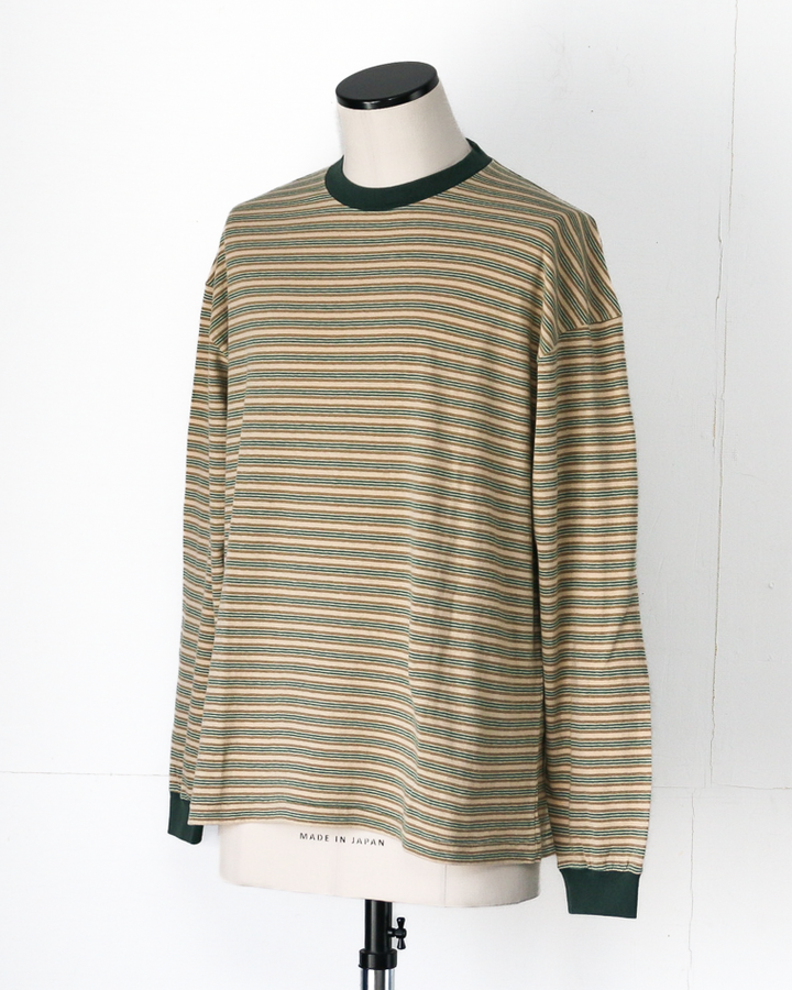 Unison Special Giant Multi Border L/S Tee Green