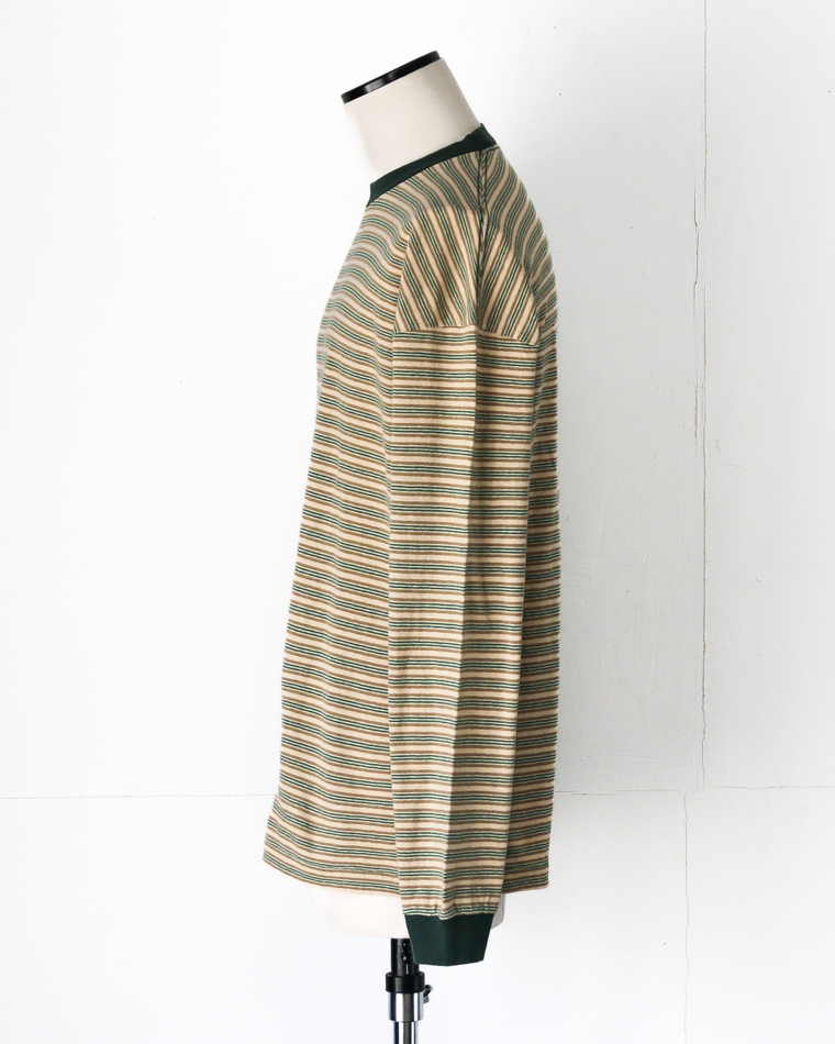 Unison Special Giant Multi Border L/S Tee Green