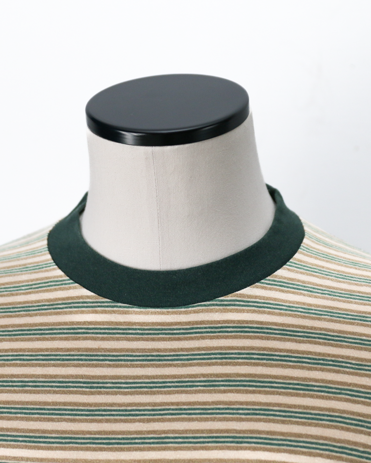 Unison Special Giant Multi Border L/S Tee Green