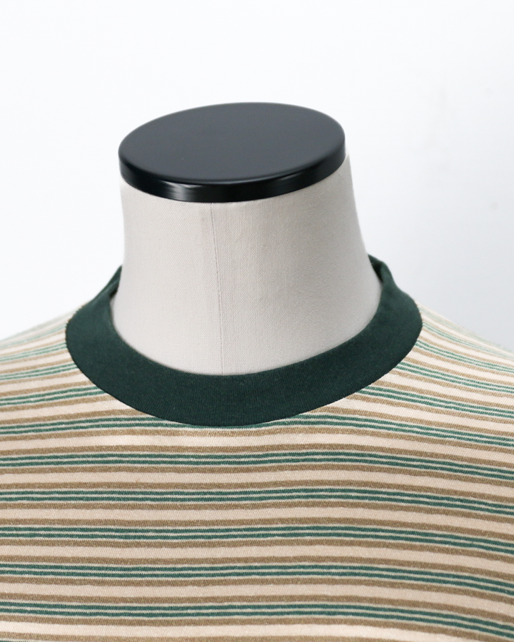 Unison Special Giant Multi Border L/S Tee Green