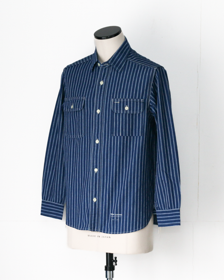 TROPHY CLOTHING TR-SH04 Harvest L/S Shirt Stripe