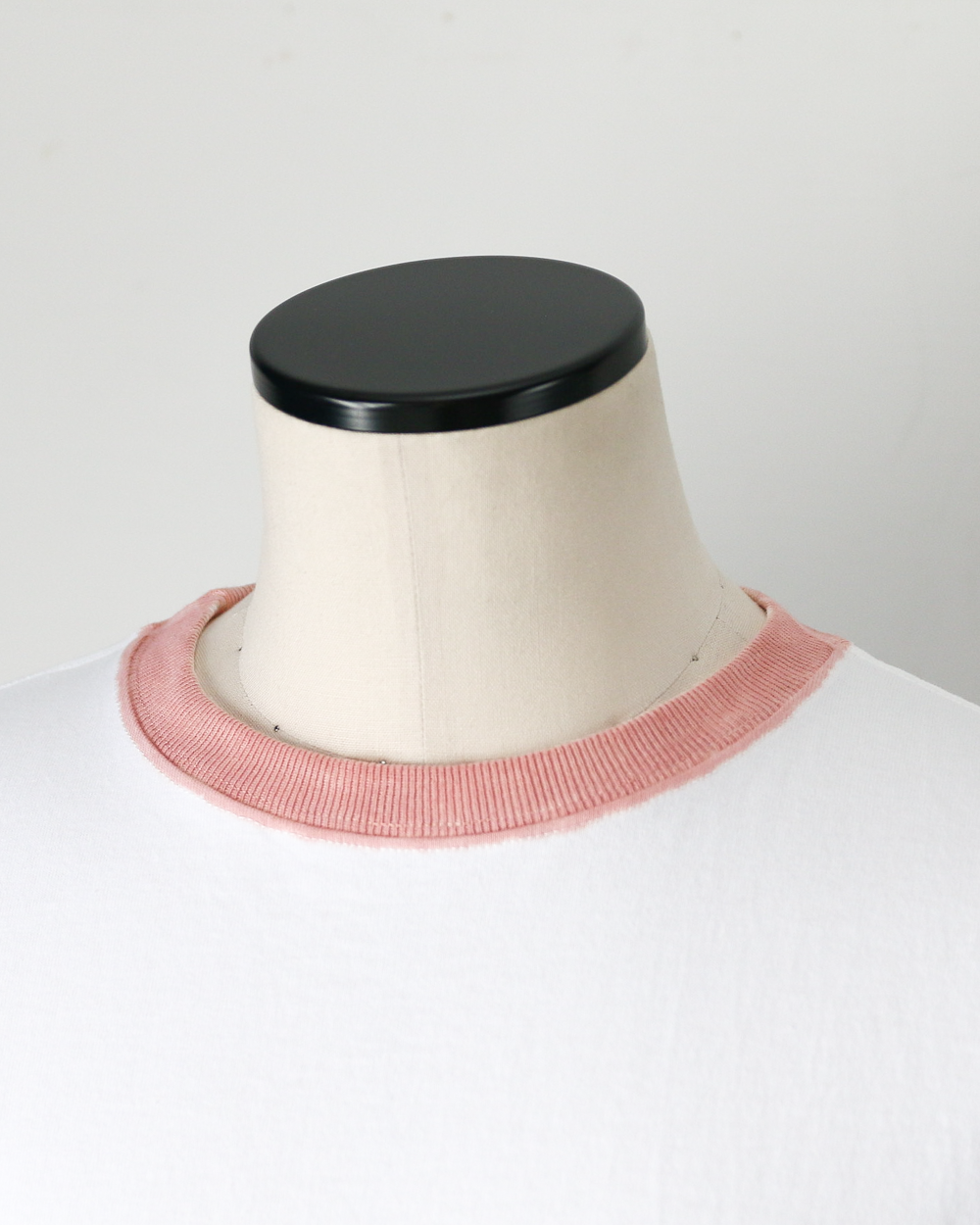 GOODWEAR S/S POCKET TEE HAND PAINT White/Pink