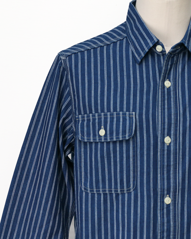 TROPHY CLOTHING TR-SH04 Harvest L/S Shirt Stripe