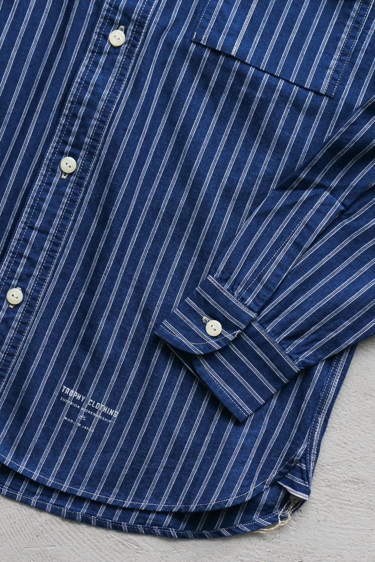 TROPHY CLOTHING TR-SH04 Harvest L/S Shirt Stripe