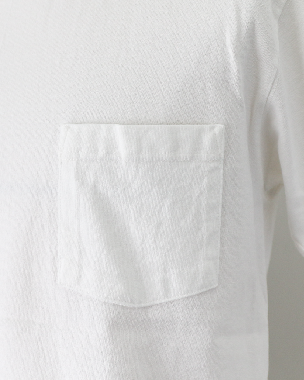 GOODWEAR S/S POCKET TEE HAND PAINT White/Grey