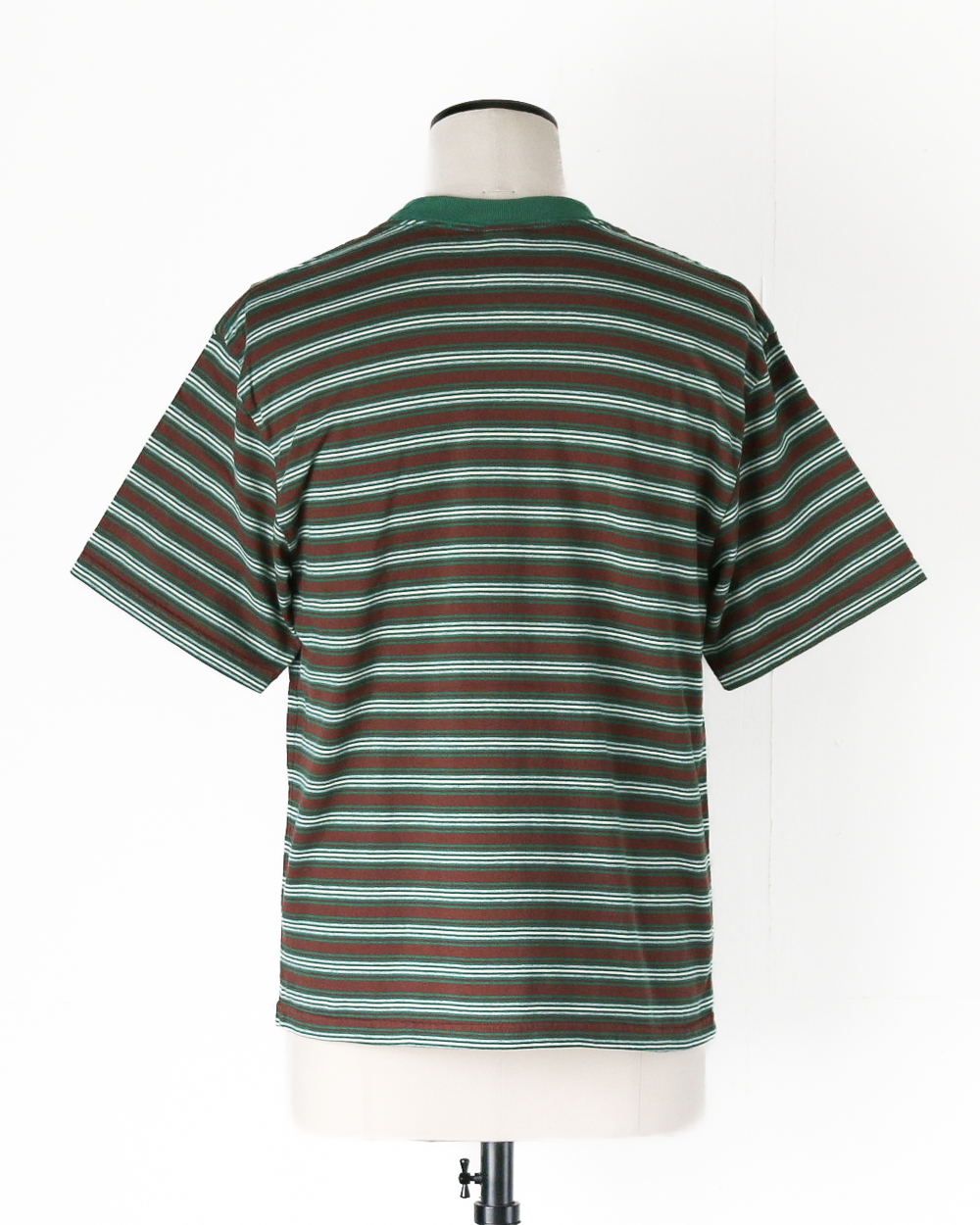 WALLA WALLA SPORT S/S STRIPE TEE Brown/Green