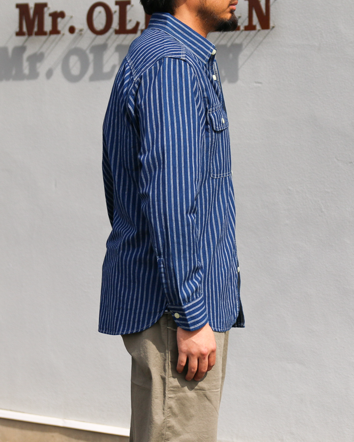 TROPHY CLOTHING TR-SH04 Harvest L/S Shirt Stripe