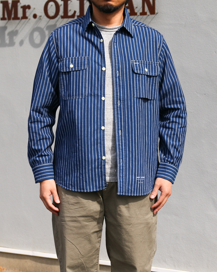TROPHY CLOTHING TR-SH04 Harvest L/S Shirt Stripe