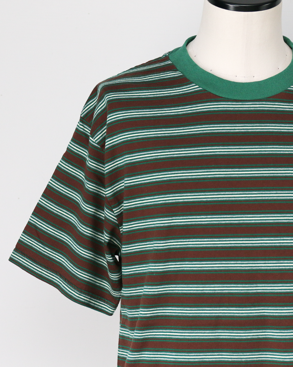 WALLA WALLA SPORT S/S STRIPE TEE Brown/Green