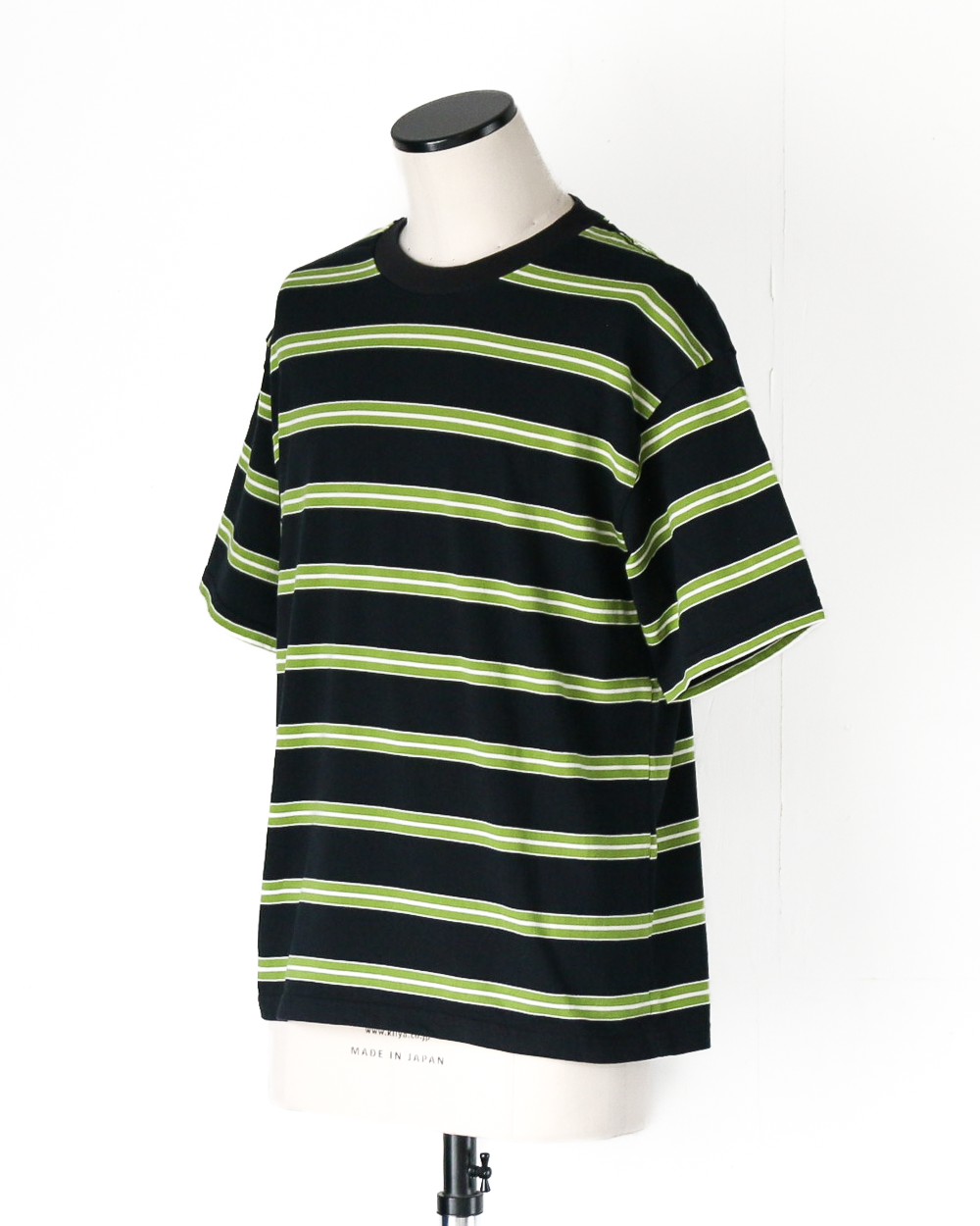 WALLA WALLA SPORT S/S STRIPE TEE Black/Green
