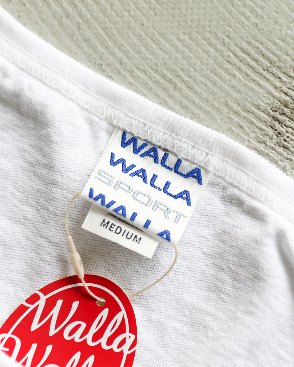 WALLA WALLA SPORT SOLID TANK TOP White