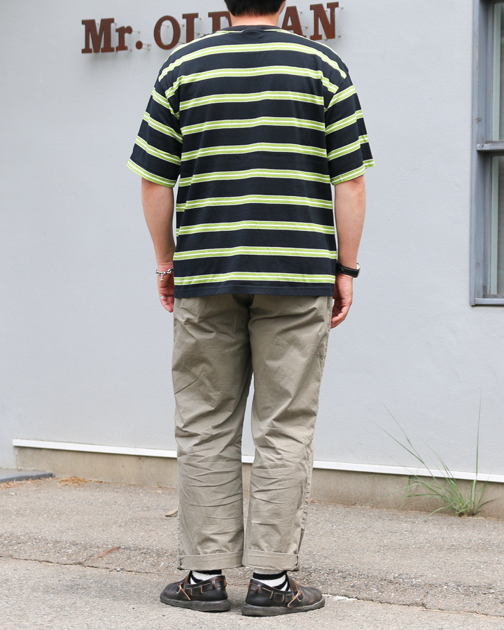 WALLA WALLA SPORT S/S STRIPE TEE Black/Green