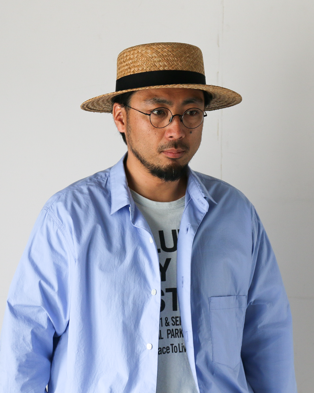 HIGHER HO24002 YELLOW STRAW BOATER